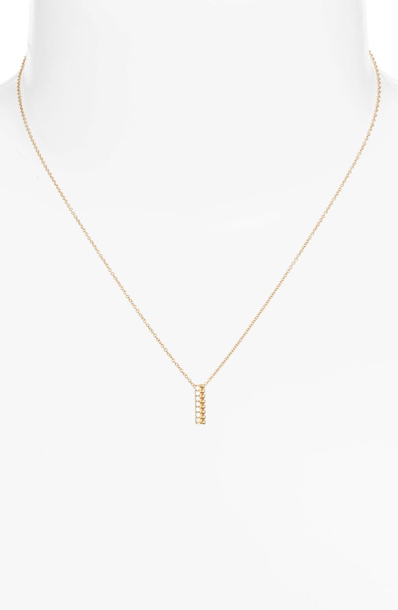 Bony Levy Diamond & Gold Bead Pendant Necklace, Alternate, color,