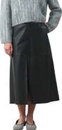Velez Efos Leather Pencil Skirt