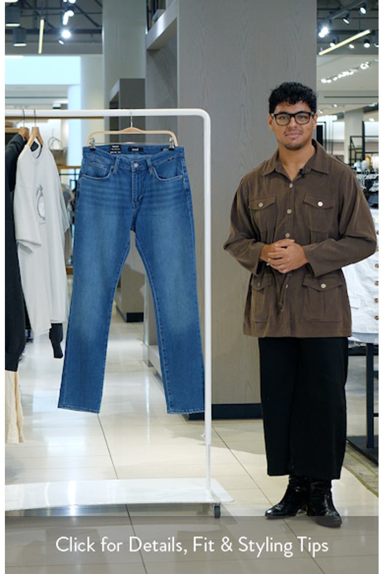 Marcus Slim Straight Leg Jeans video
