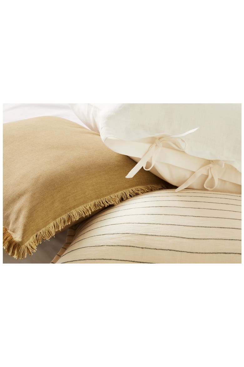 Relaxed Cotton & Linen Euro Sham, Alternate, color, GREY ONYX