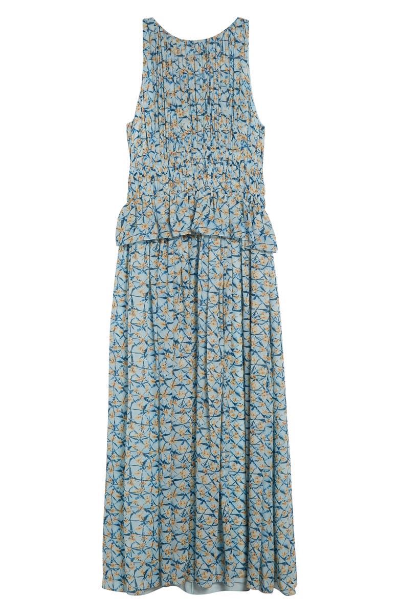 Ulla Johnson Adeline Floral Silk Maxi Dress, Alternate, color, Idalia