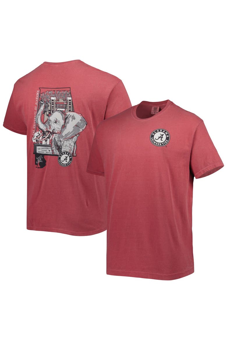 Men's Crimson Alabama Crimson Tide Hyperlocal Elephant T-Shirt, Main, color, Crimson