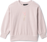 Space Grey Ballerina Embroidered Sweatshirt