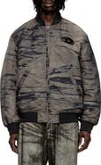DIESEL® J-Kepes Satin Bomber Jacket