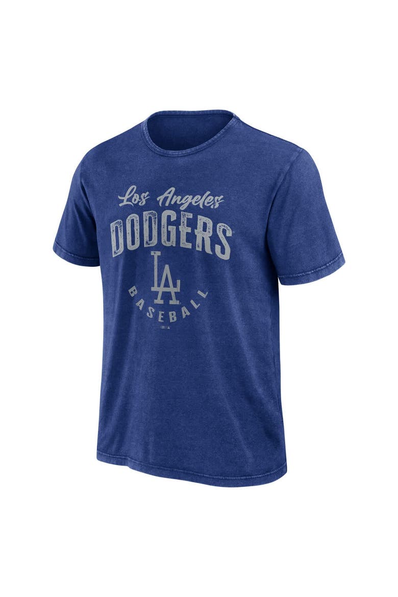 Men's Darius Rucker Collection by Fanatics Royal Los Angeles Dodgers Cooperstown Collection Washed T-Shirt, Alternate, color, Royal
