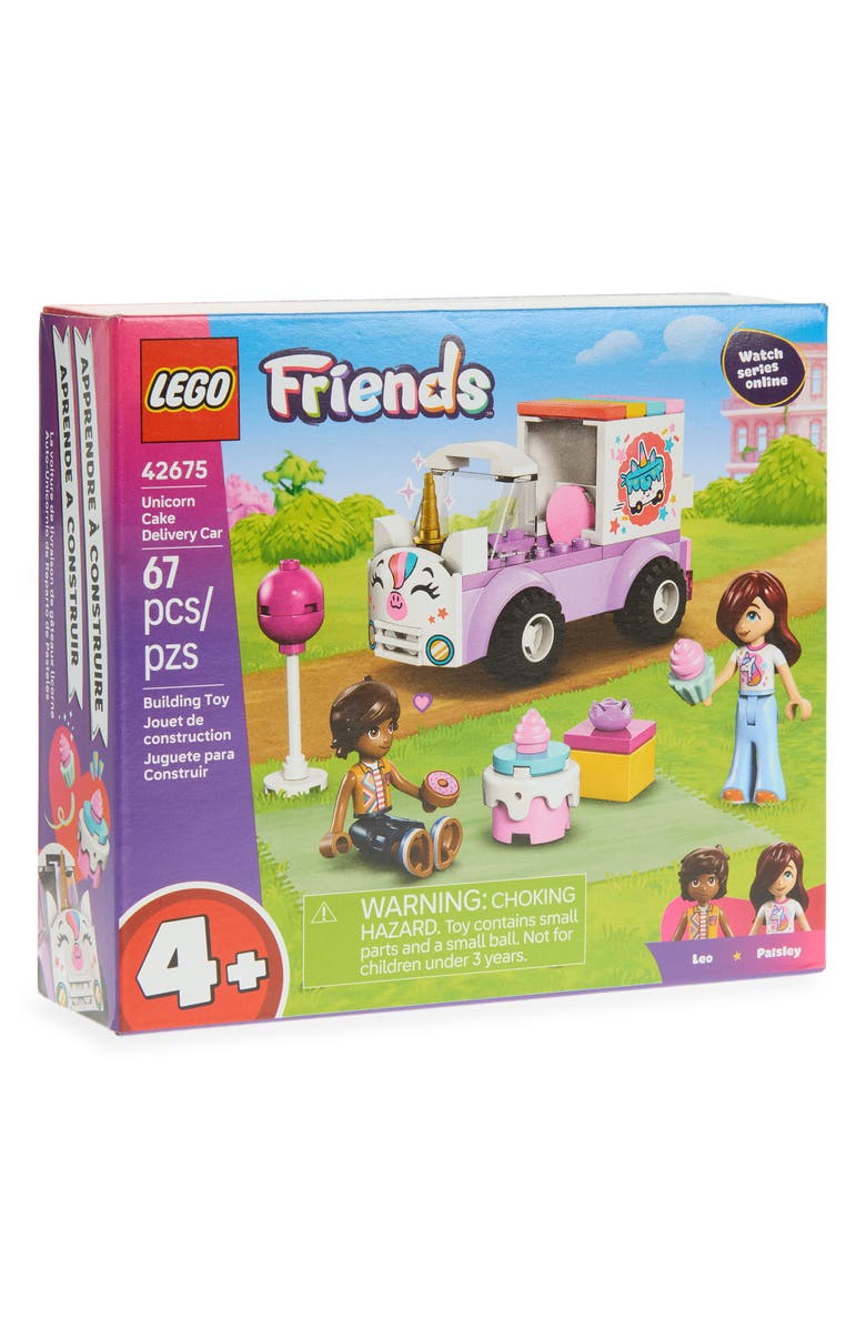 LEGO 4+ Friends Unicorn Cake Delivery Car - 42675, Main, color, Multi