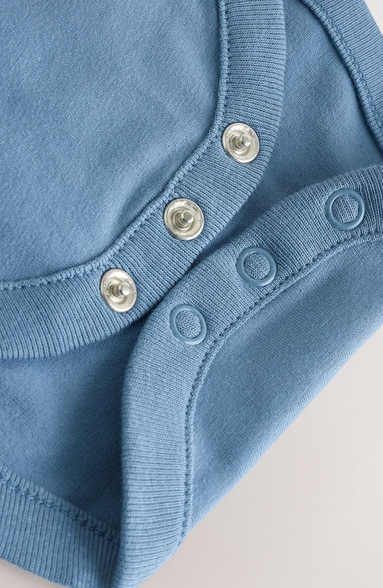 NEXT Stripe Romper & Bodysuit Set, Alternate, color, Blue