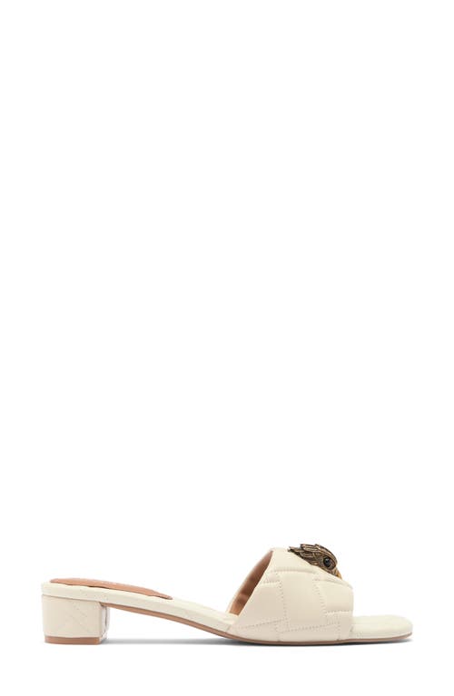 KURT GEIGER KURT GEIGER LONDON KENSINGTON QUILTED SLIDE SANDAL