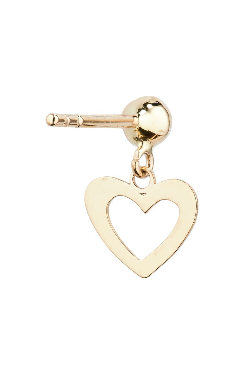 Bony Levy 14K Gold Heart Drop Earrings, Alternate, color, 14K Yellow Gold