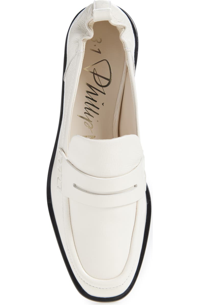 3.1 Phillip Lim Alexa Penny Loafer, Alternate, color, Chalk