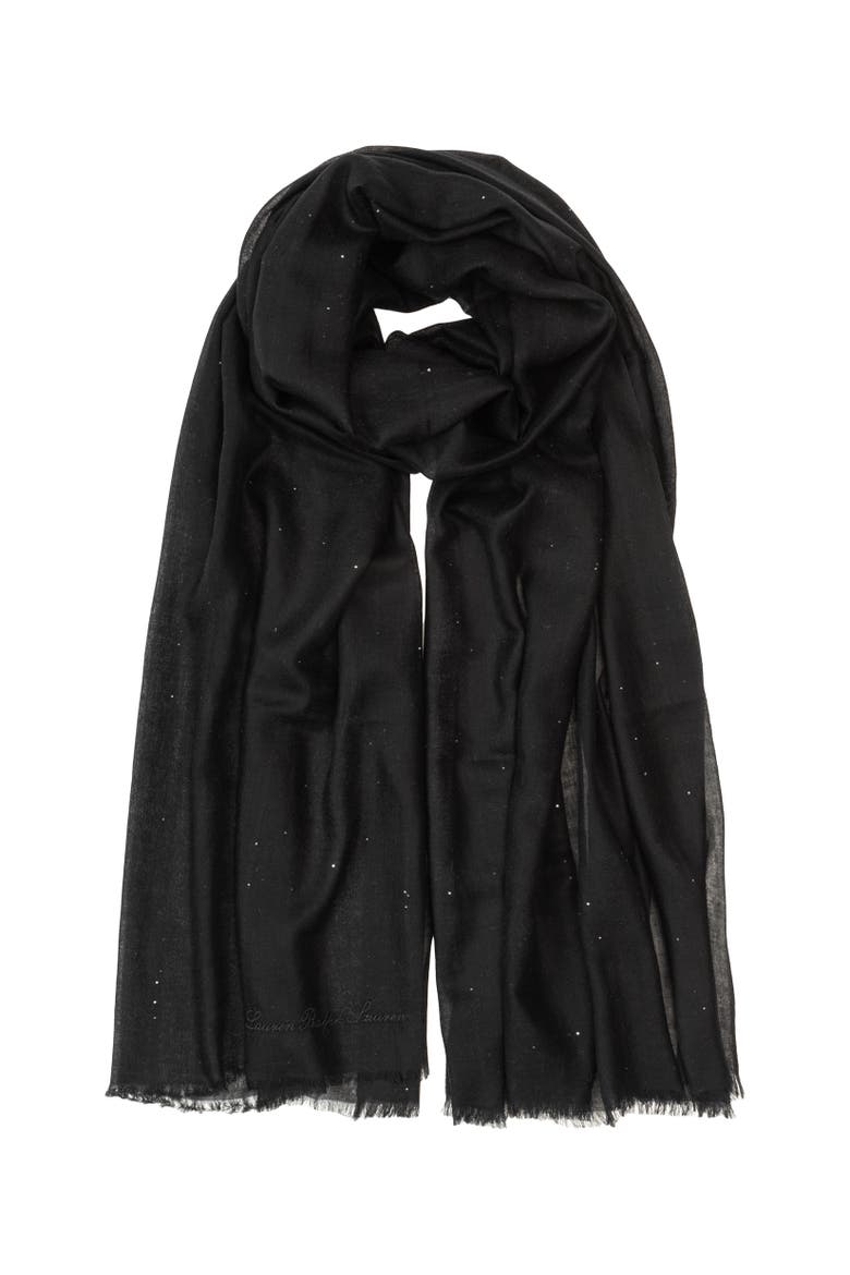 Pinstripe Mini Sequin Wrap, Main, color, Black