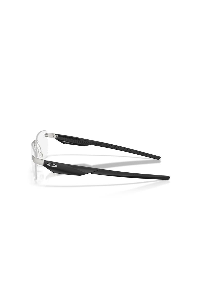 57mm Rectangle optical glasses, Alternate, color, Silver