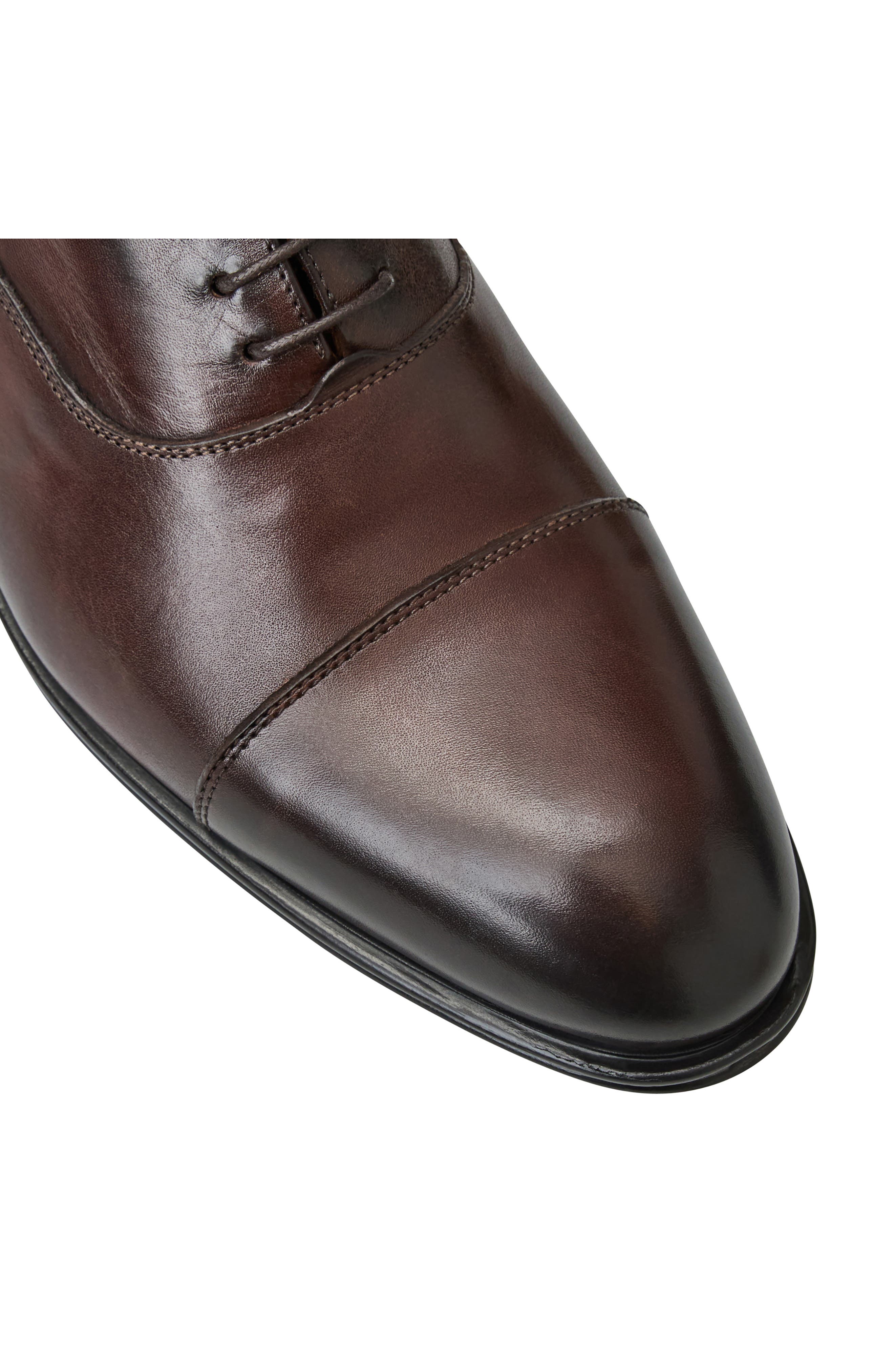 Adriano Cap Toe Oxford, Alternate, color, BROWN