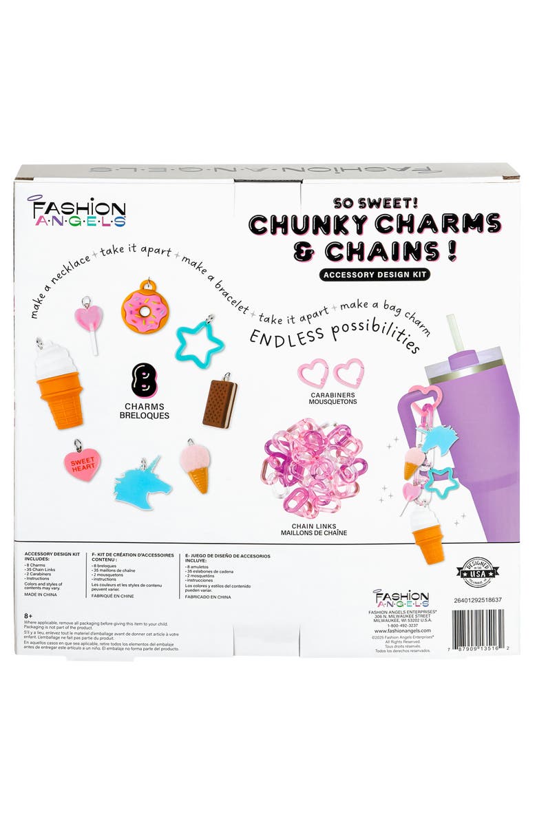 Fashion Angels Chunky Charms & Chains, So Sweet, Accessory Design Kit, Alternate, color, Multicolored