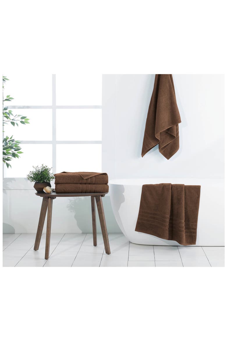 Ultimate 2-Pack Bath Towel Set, Alternate, color, CHOCOLATE