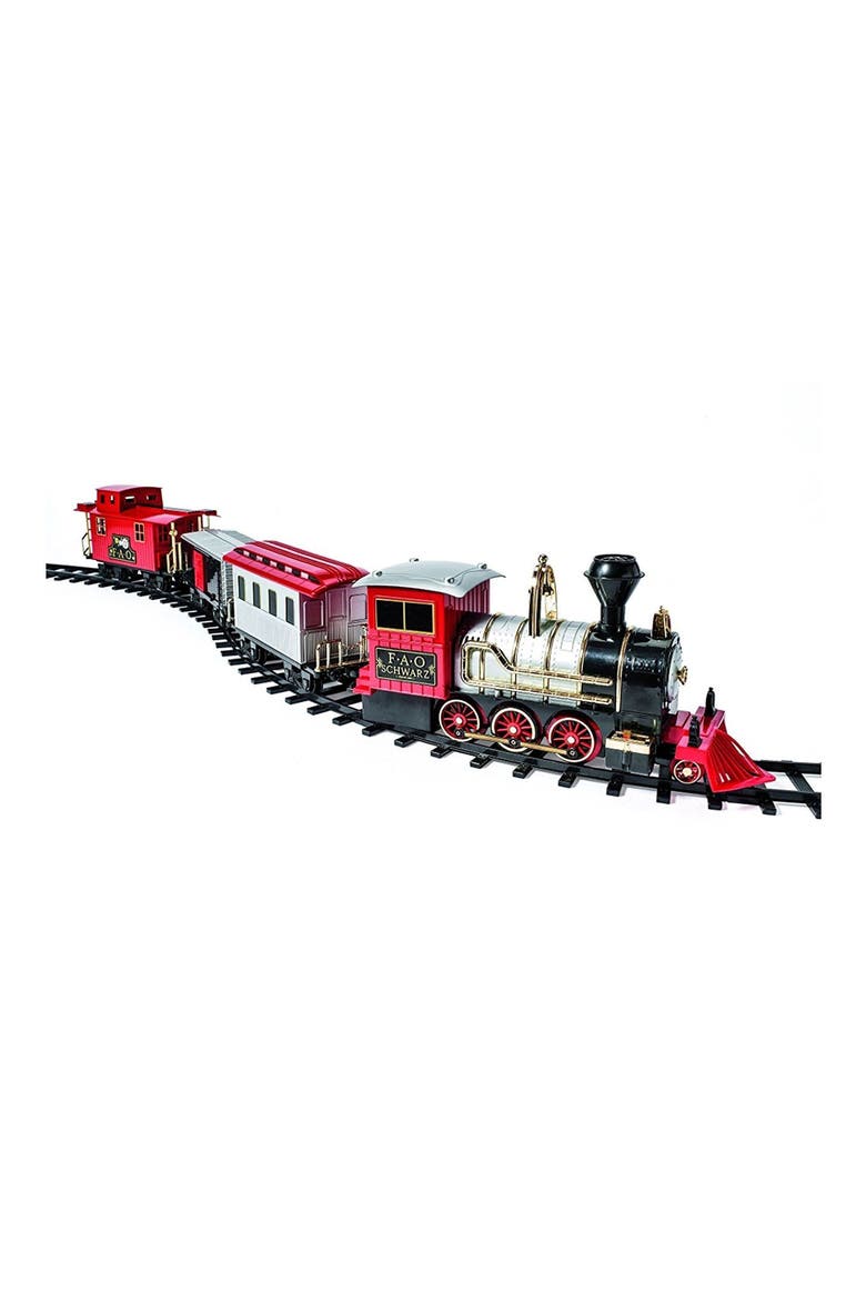 75-Piece Train Set, Main, color, RED