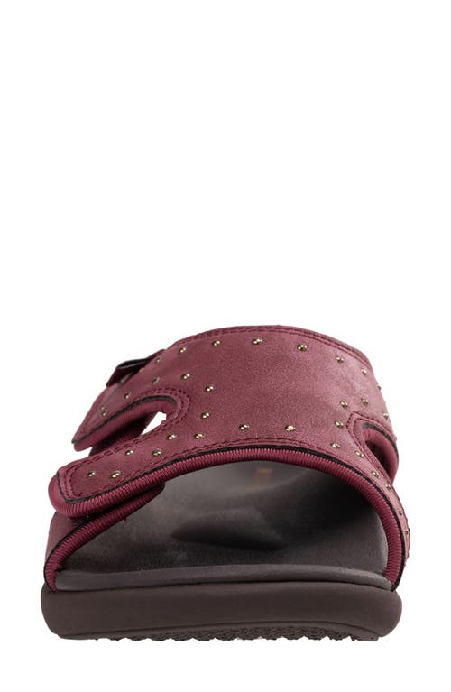 Revitalign Kholo Fresca Slide Sandal In Mulberry