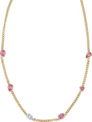 Bony Levy El Mar Diamond & Pink Sapphire Necklace