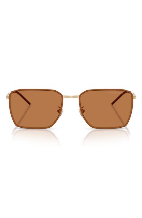 60mm Square Sunglasses