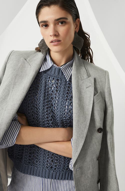 Brunello Cucinelli Women Blazer Sparkling In Gray
