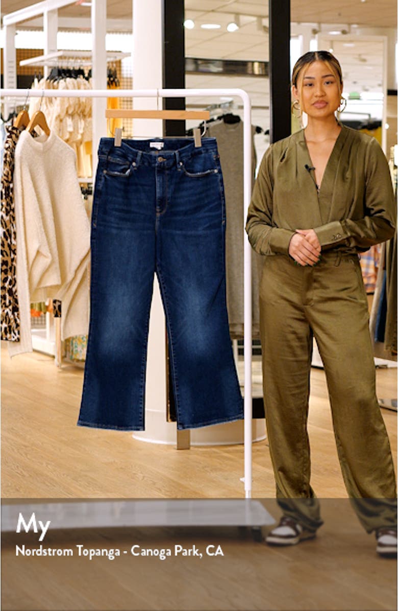 Always Fits Good Legs High Waist Crop Bootcut Jeans, sales video thumbnail
