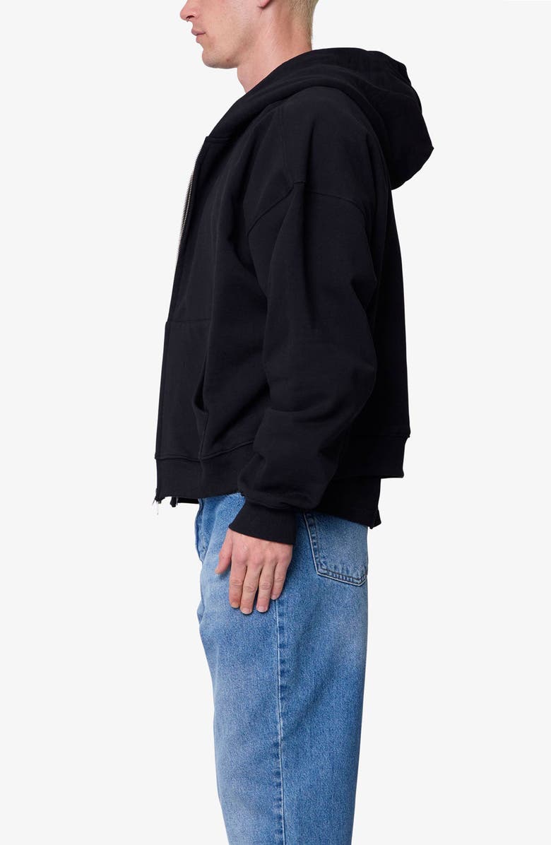 mnml Heavy Basic Cotton Zip Front Hoodie, Alternate, color,