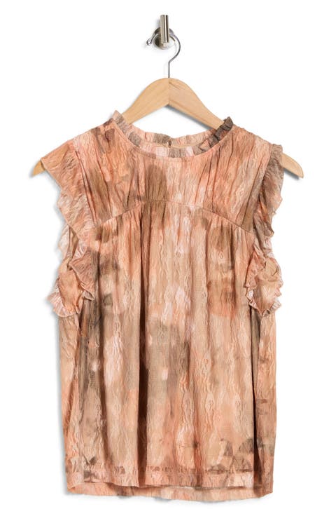 Flutter Sleeve Lace Top
