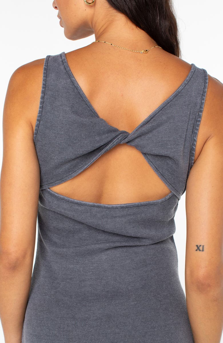 Roxy City Lights Tank Midi Dress, Alternate, color, Phantom