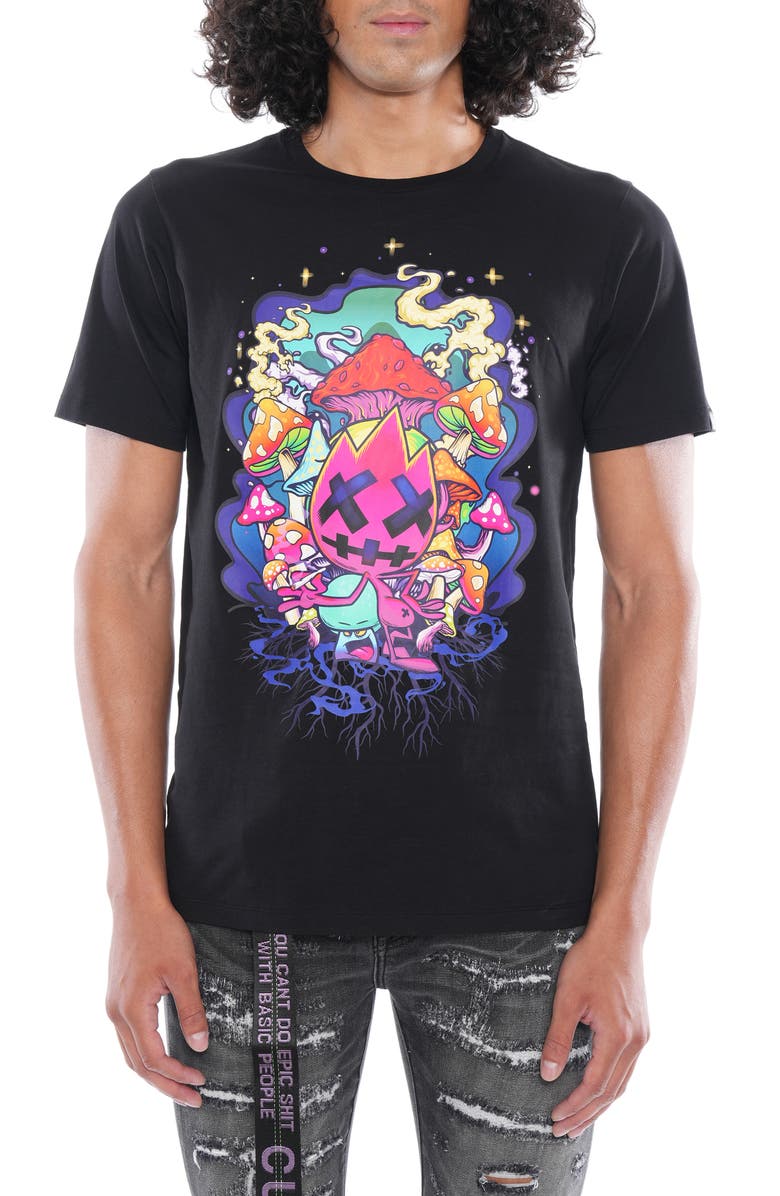 Cult of Individuality Shimuchan Shroom Graphic T-Shirt, Main, color,