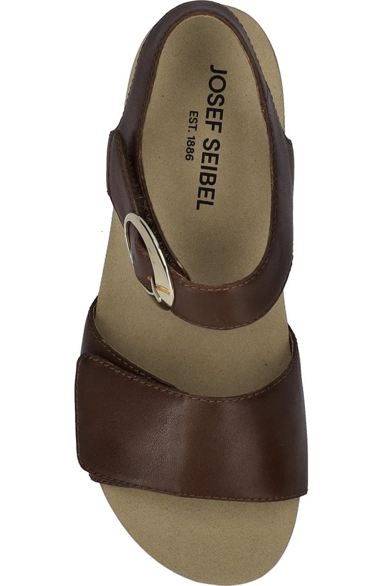 Josef Seibel Quinn 16 Wedge Sandal, Alternate, color, Cognac