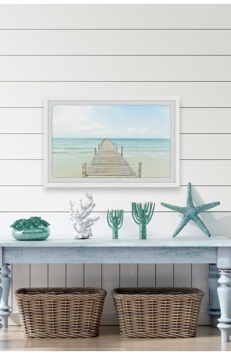 MARMONT HILL Bright Ocean's View Wall Art, Alternate, color,