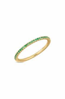 Bony Levy El Mar Emerald Stacking Ring