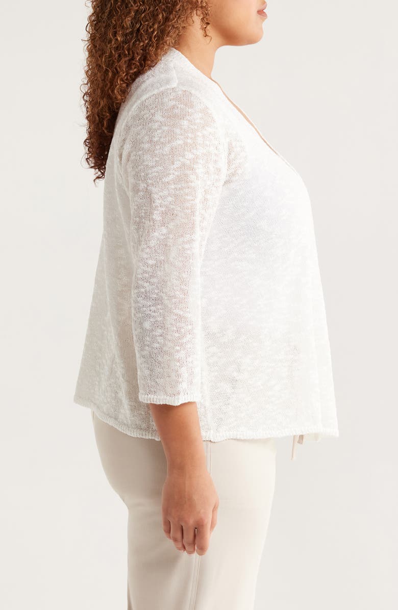 KASPER Open Front A-Line Cardigan, Alternate, color, 