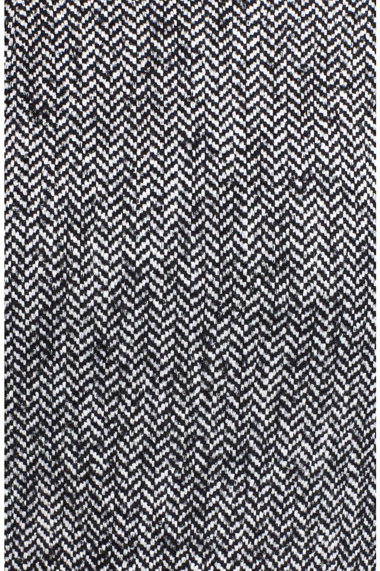 'Nell' Tweed Miniskirt, Alternate, color, BLACK/ WHITE