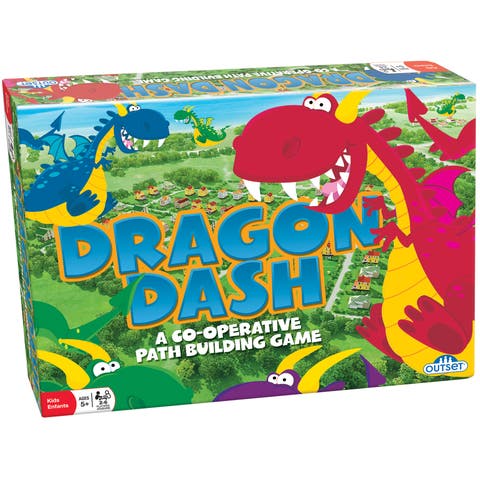 Dragon Dash Cooperative Path Building Kids Board Game