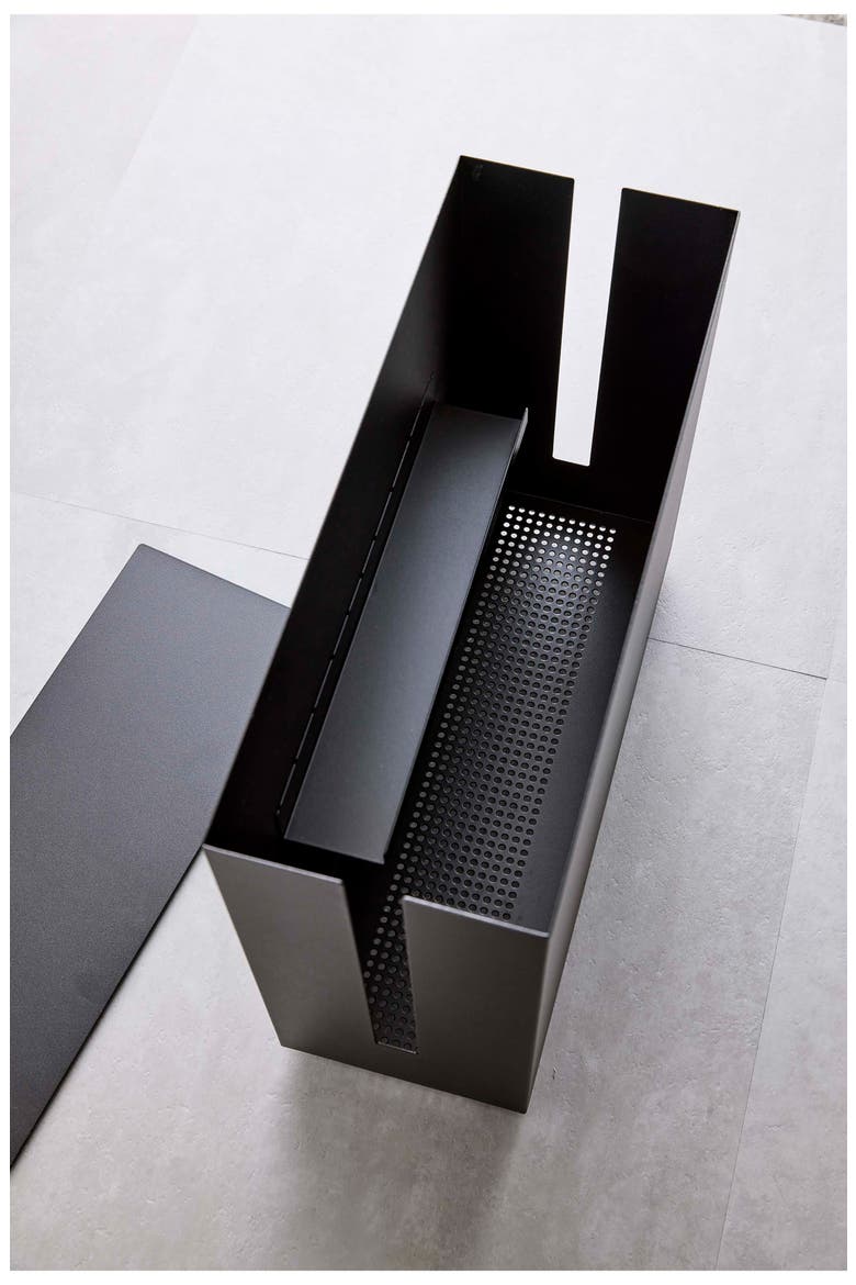 Rolling Cable Management Box, Alternate, color, BLACK
