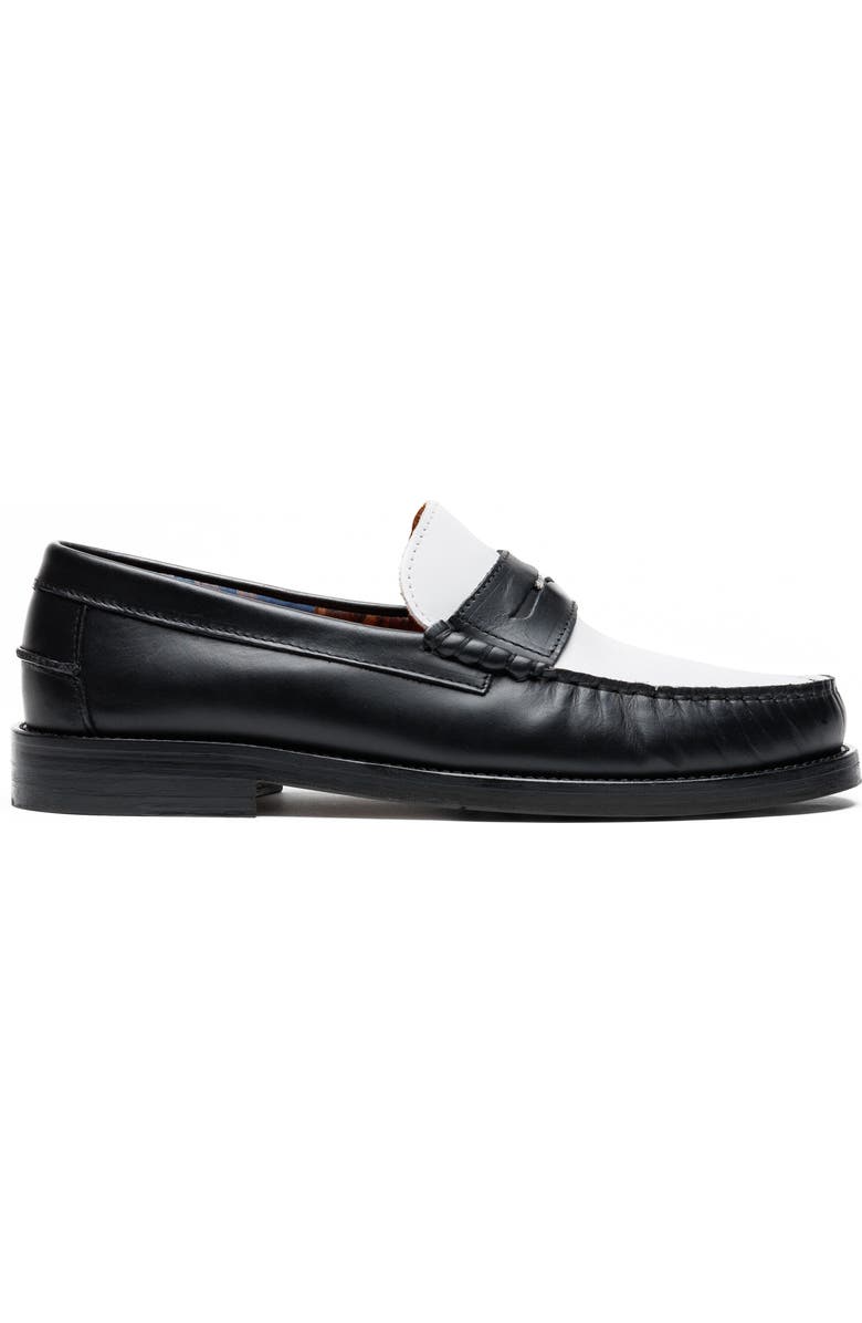 Naked Wolfe Riviera Leather Loafer, Alternate, color, Black