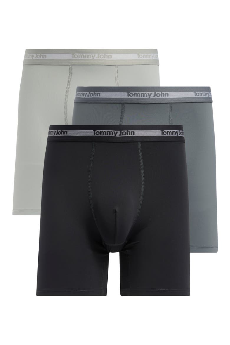 Essential 3-Pack Micro Stretch Boxer Briefs, Main, color, BLACK/TURBULENCE/MONUMENT