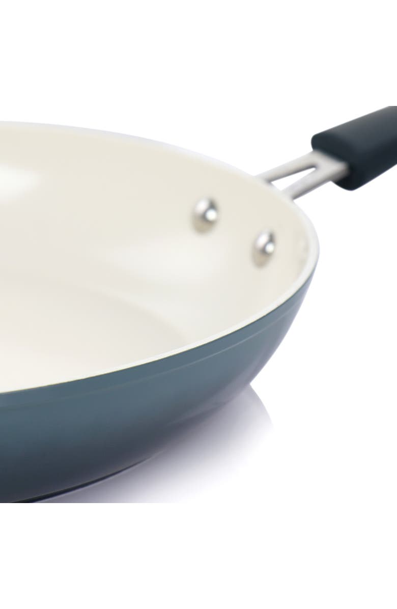 OSTER Corbett 12 Inch Nonstick Aluminum Frying Pan, Alternate, color, Green