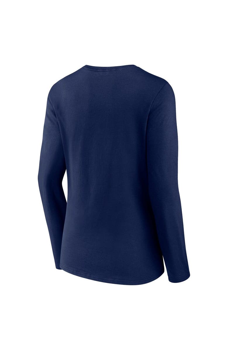 FANATICS Women's Fanatics Branded Navy Colorado Avalanche 2022 Stanley Cup Champions Celebration V-Neck Long Sleeve T-Shirt, Alternate, color,