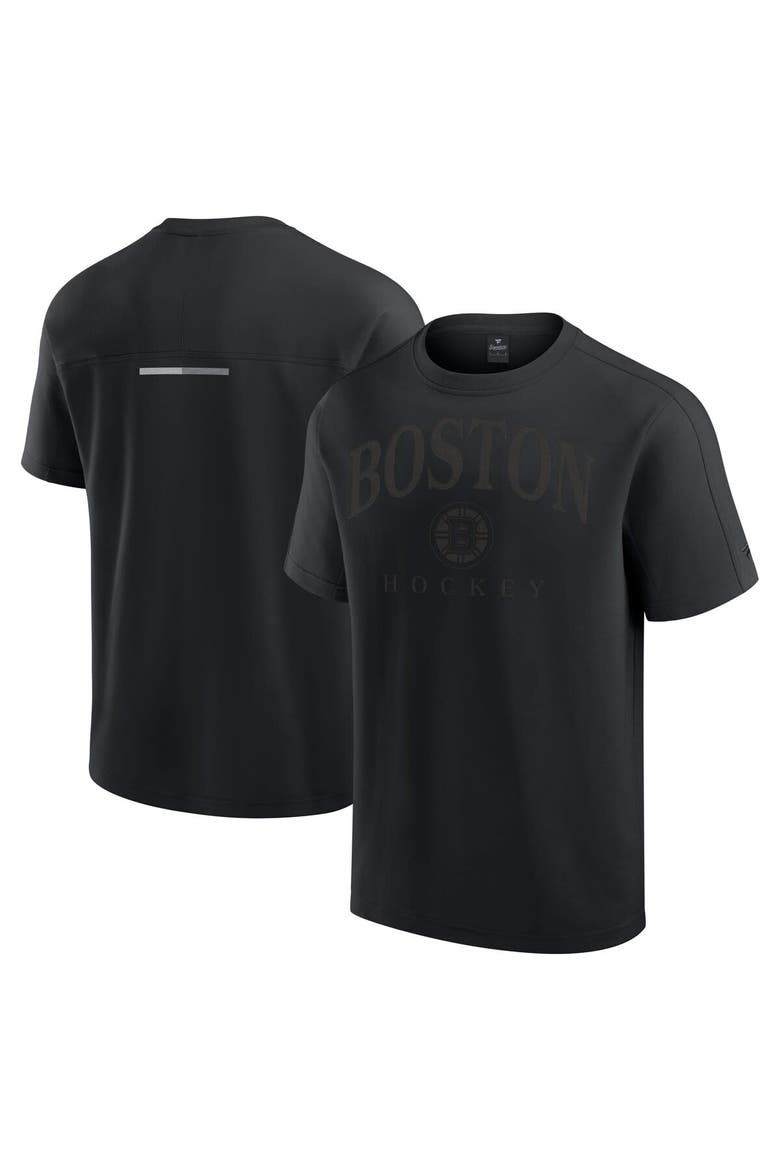 Men's Fanatics Black Boston Bruins Elements Flex Tri-Blend T-Shirt, Alternate, color, Black