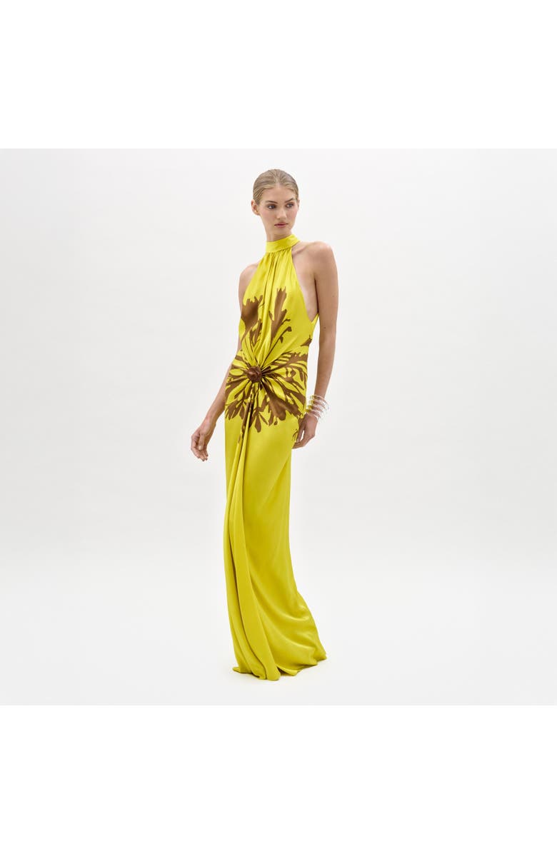 SILVIA TCHERASSI Koori Dress, Main, color, Yellow Dandelion