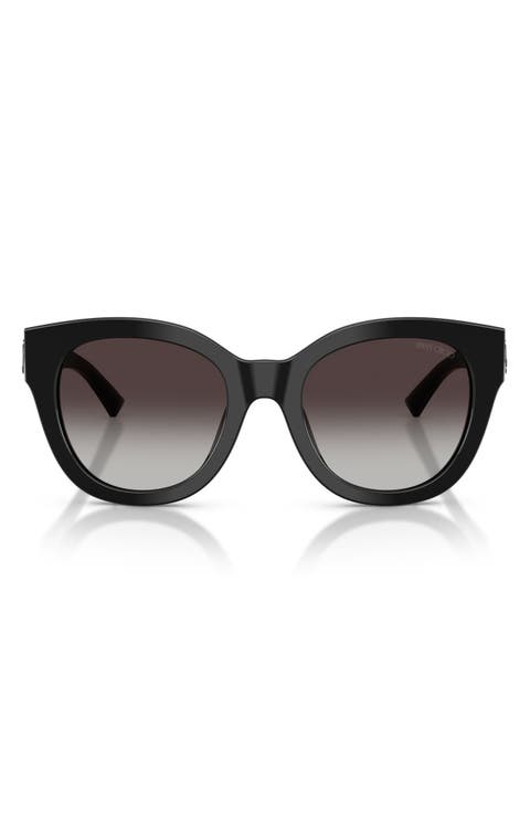 51mm Gradient Round Sunglasses