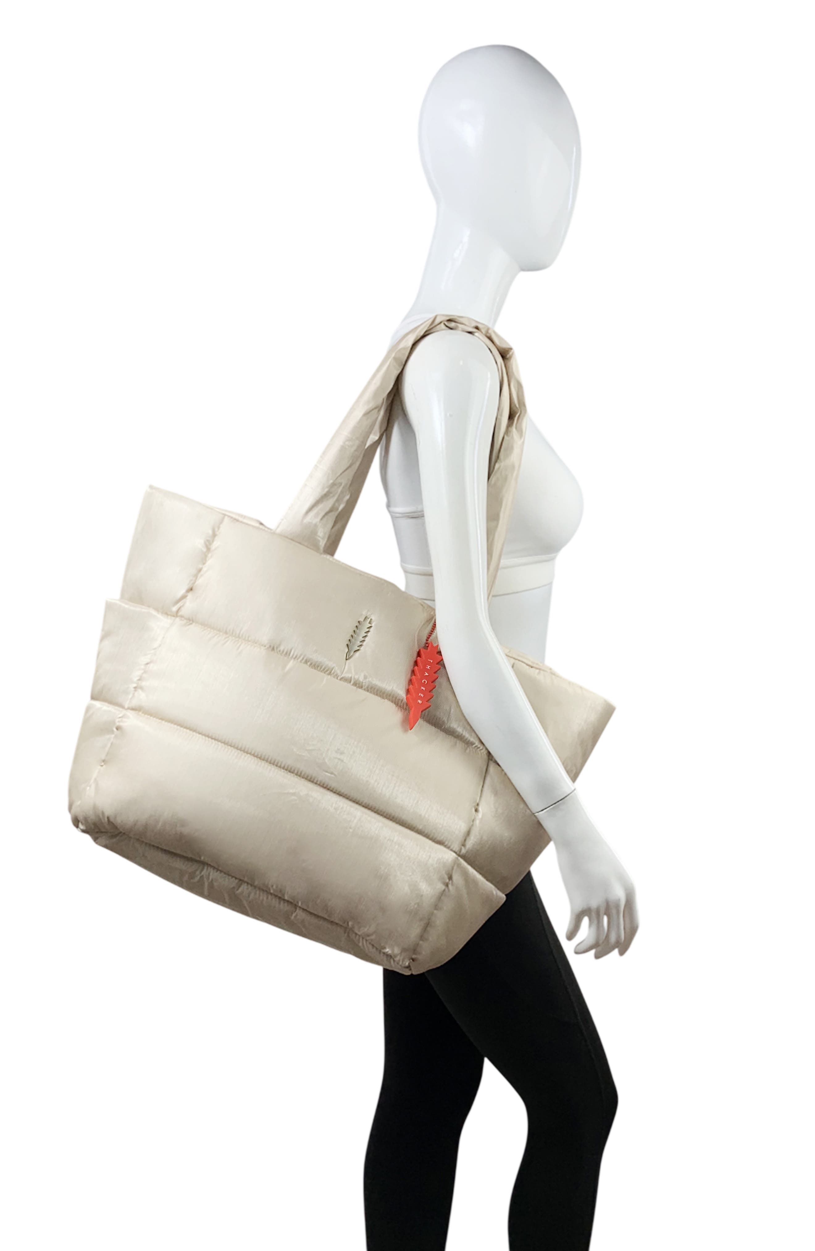 Thacker Quinn Shimmer Tote, Alternate, color, Sandy Glow