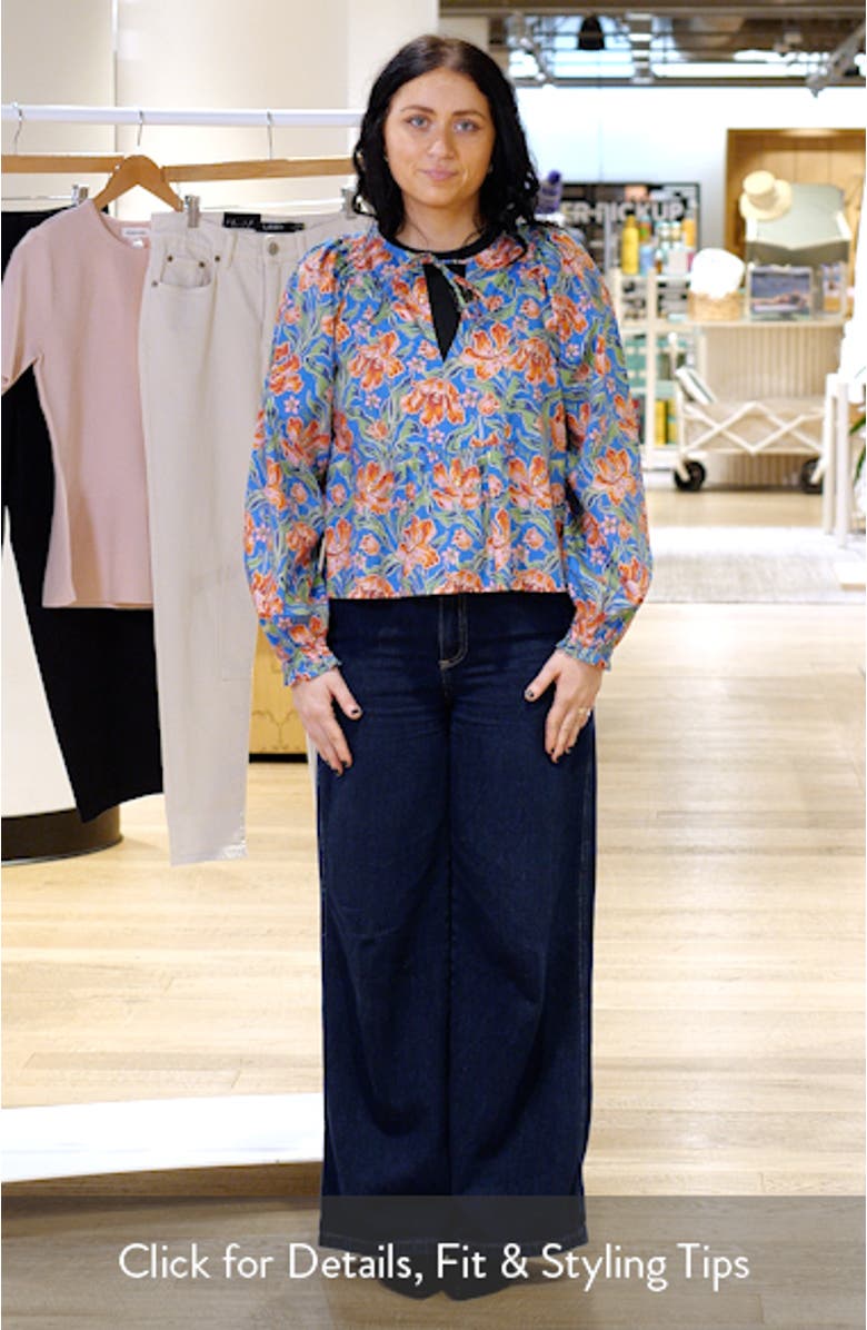 Junie Floral Print Shirt, sales video thumbnail