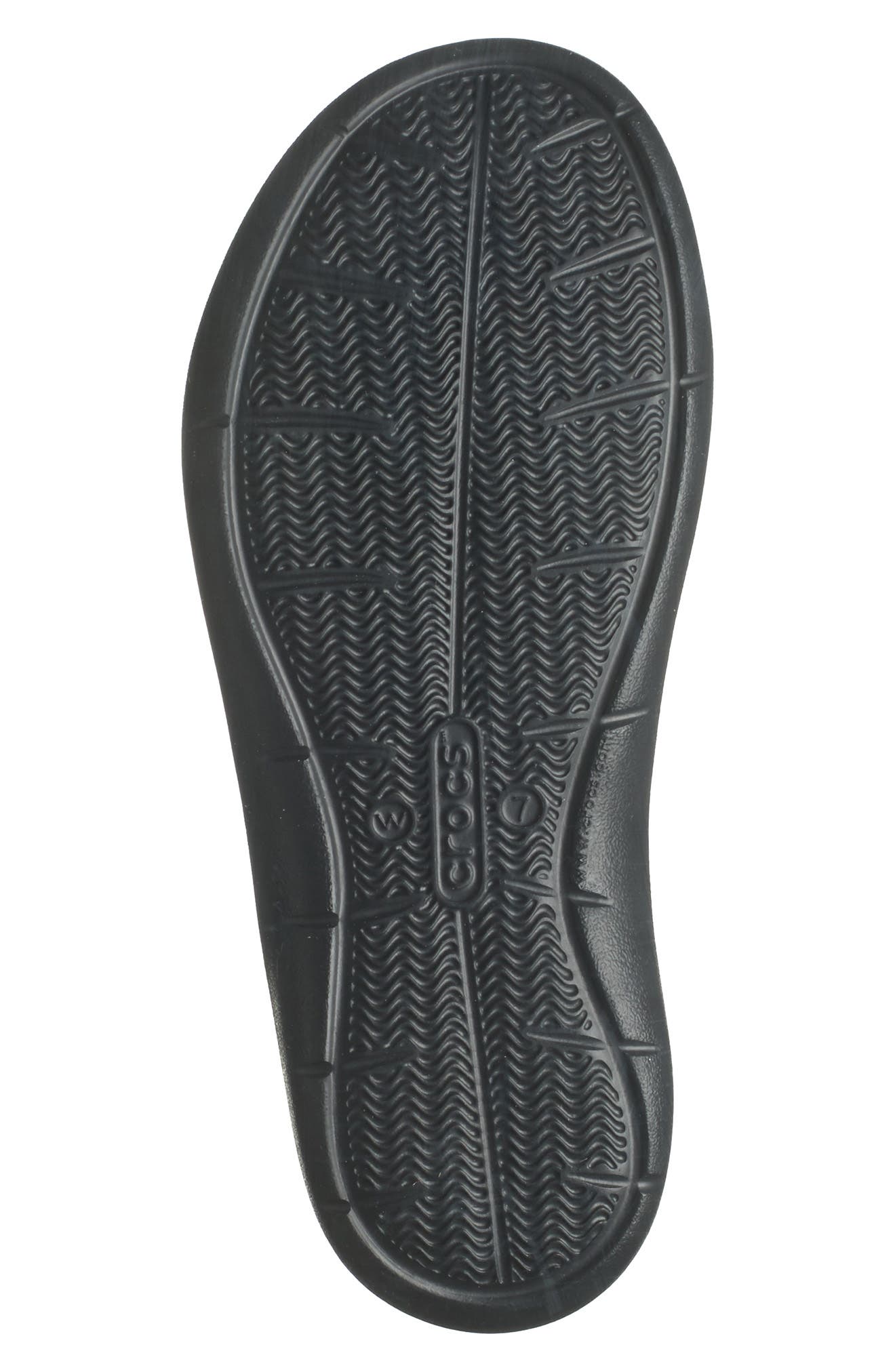 CROCS Swiftwater Slide Sandal, Alternate, color, Black/Black