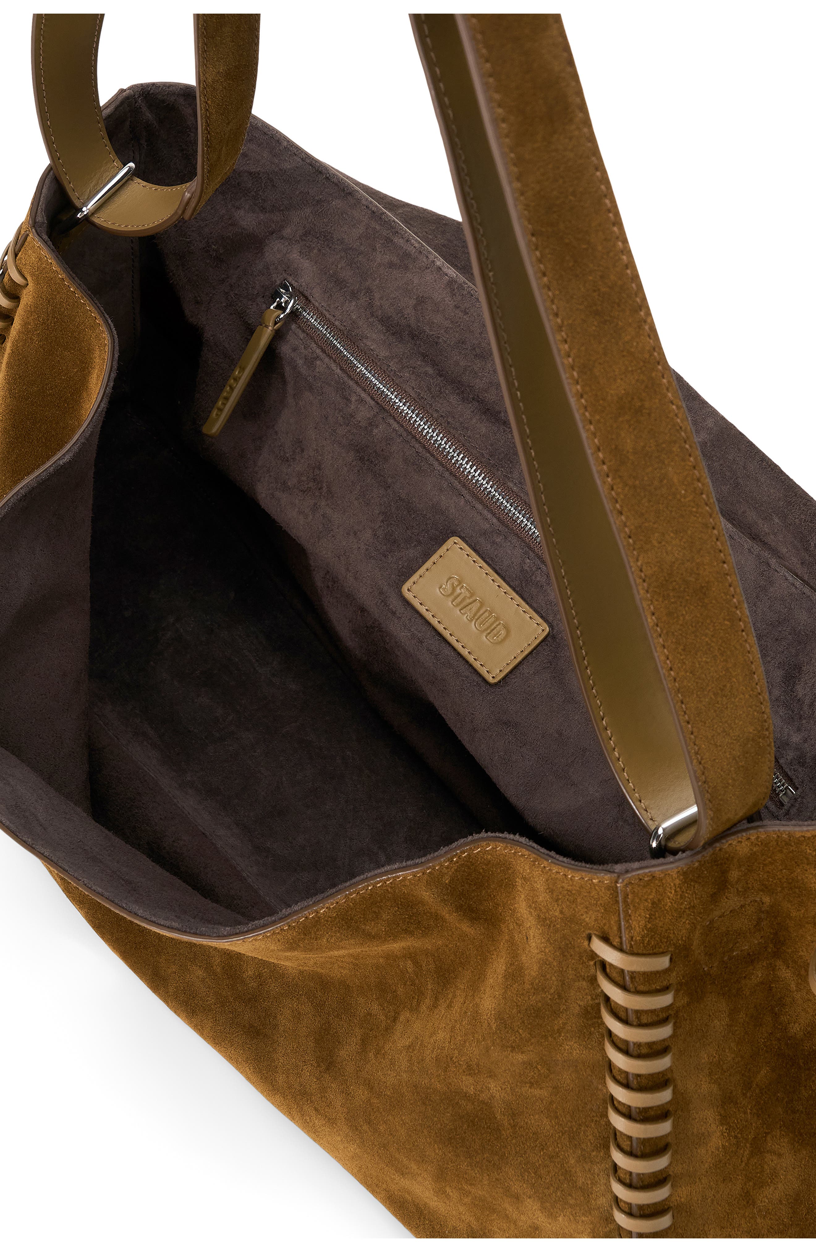 Harlow Leather Messenger Bag, Alternate, color, CIGAR