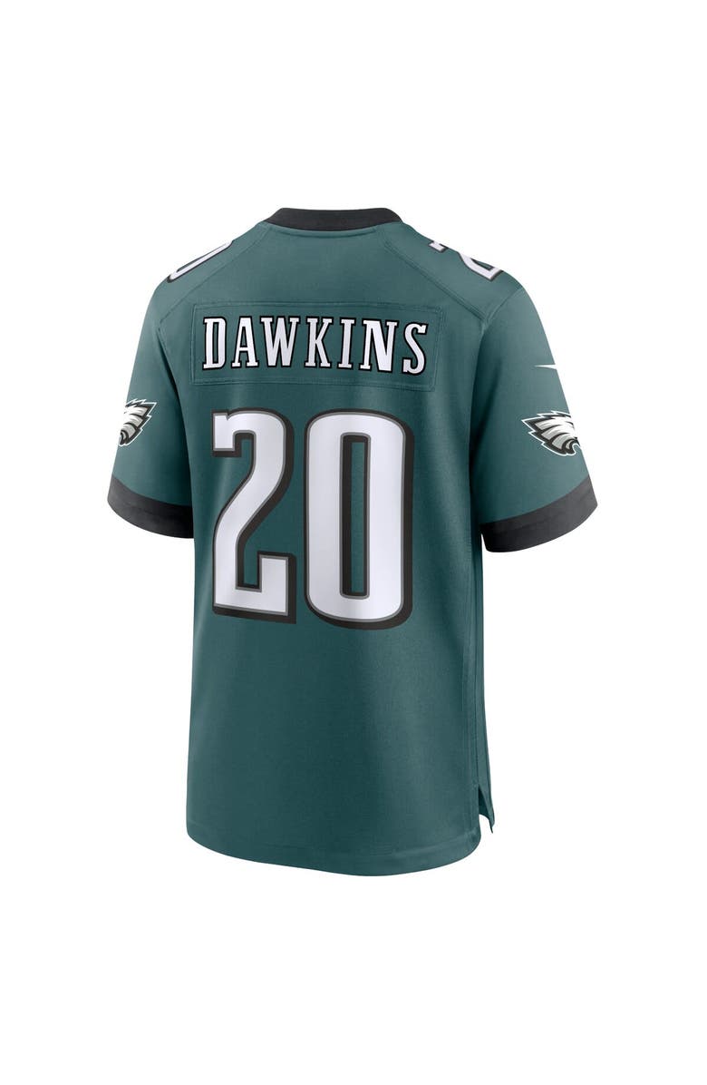 Nike Men's Nike Brian Dawkins Midnight Green Philadelphia Eagles Team Game Jersey, Alternate, color, 