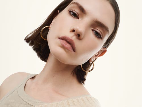 Hey Harper Ruby Earrings In Gold