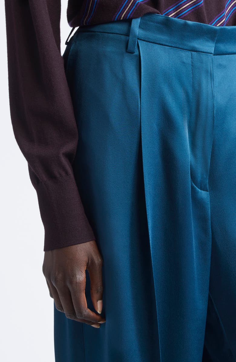 Dries Van Noten Portia Trousers, Alternate, color, Petrol